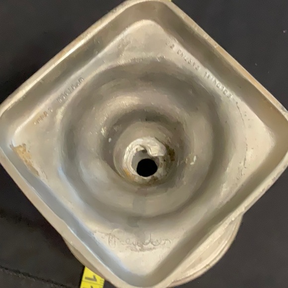 🎉 Vintage Pewter Candlestick 🎉 - Picture 3 of 3